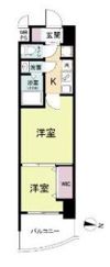 セレニテ神戸ミラクシュッドの間取り画像