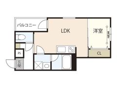 MOVE江波東の間取り画像