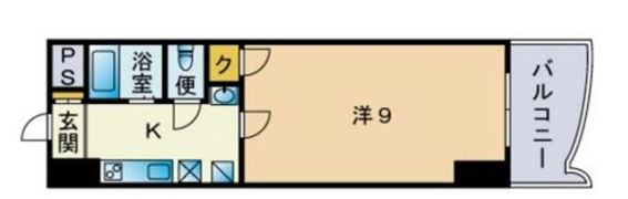 ロイヤル渡辺通の間取り画像