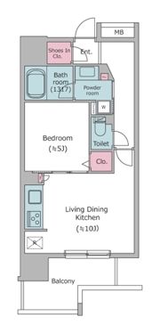 レジディア中延の間取り画像