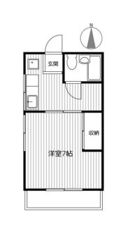 フラッツ麦田の間取り画像