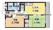 ベルヴィルD棟の間取り画像