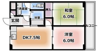 ウェルスアベニューの間取り画像