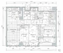 貸マンション 目黒区三田2丁目の間取り画像