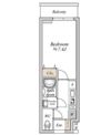 Bandoubashi Rental Apartmentの間取り画像