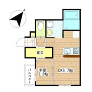グランドール川内Ⅱの間取り画像