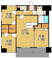 F・STAGE折尾の間取り画像