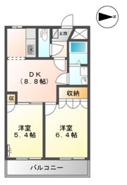 エレガントモレノの間取り画像