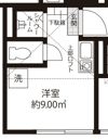 Studio Apartment 東池袋の間取り画像