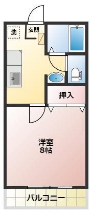 サンヴィレッジやまほ Aの間取り画像