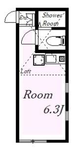 ユナイト塩浜ガリレオの間取り画像