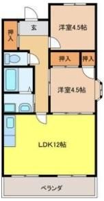 パークシティ川口PARTⅠの間取り画像