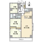 錦糸町アムフラットの間取り画像