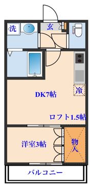 ベルグラン千代田の間取り画像