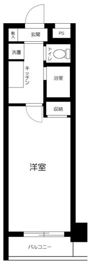 スカイコート銀座東第2の間取り画像