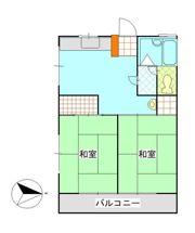 サニーハイツの間取り画像