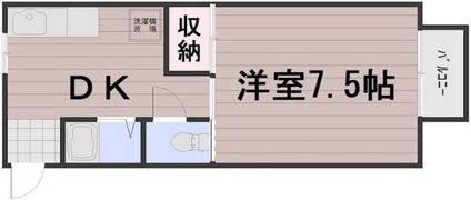 コーポトワイライトの間取り画像