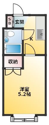 ヘリオス378谷保の間取り画像