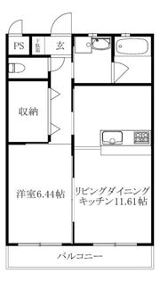 Chaleur(しゃろ～る）の間取り画像