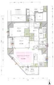 プレシス府中の間取り画像