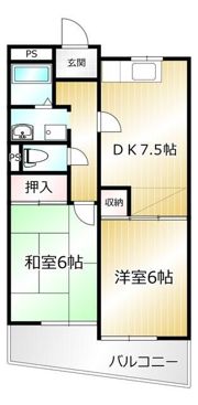 加藤コーポの間取り画像
