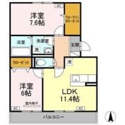 RUPOSEⅢの間取り画像