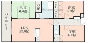 カンフォートの間取り画像