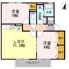 シエンヌ A棟の間取り画像