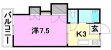 コーポ光和の間取り画像