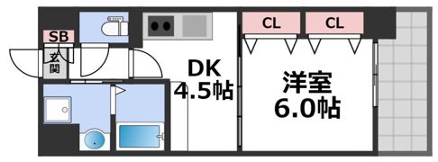 ブランクレール谷町の間取り画像