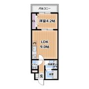 badge四條畷の間取り画像