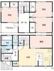 大和町戸建ての間取り画像