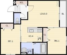 First Set恵庭(ファースト セット)の間取り画像