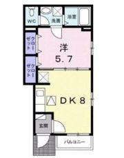 フランメゾンKの間取り画像