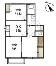 セシーズ兼基 Aの間取り画像
