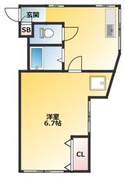 新栄荘の間取り画像