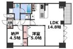 スプランディッド上本町WESTの間取り画像