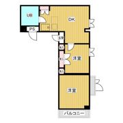コーポKENの間取り画像