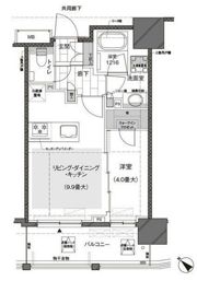 ルジェンテ武蔵小山の間取り画像
