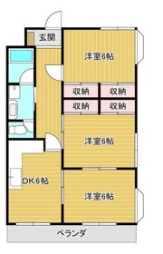 スカイビルの間取り画像