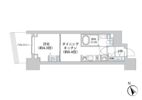 ライオンズフォーシア五反田の間取り画像