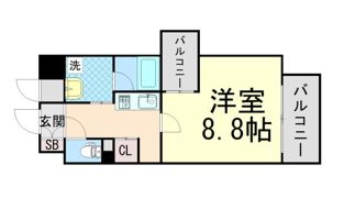 ベルフェリーク新神戸の間取り画像
