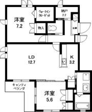 ウィステリアⅢの間取り画像
