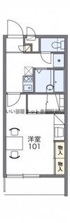 レオパレスCASAみのまーじゅの間取り画像