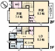 パルモ長束 C棟の間取り画像