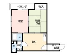 ベルコネクト北田辺の間取り画像
