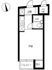 スカイコート西新宿第2の間取り画像