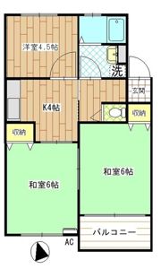 中西ビルの間取り画像