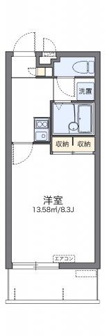 レオパレスカナの間取り画像