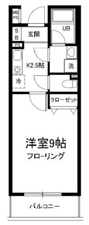 リーベ21の間取り画像